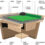 Billiard Pool Table Construction